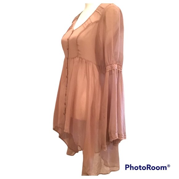 Blu Pepper Women's Bell Sleeve Tunic - Picture 3 of 7